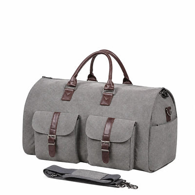 Duffle Bag Convertible Garment Carrier Separate Shoe Compartment