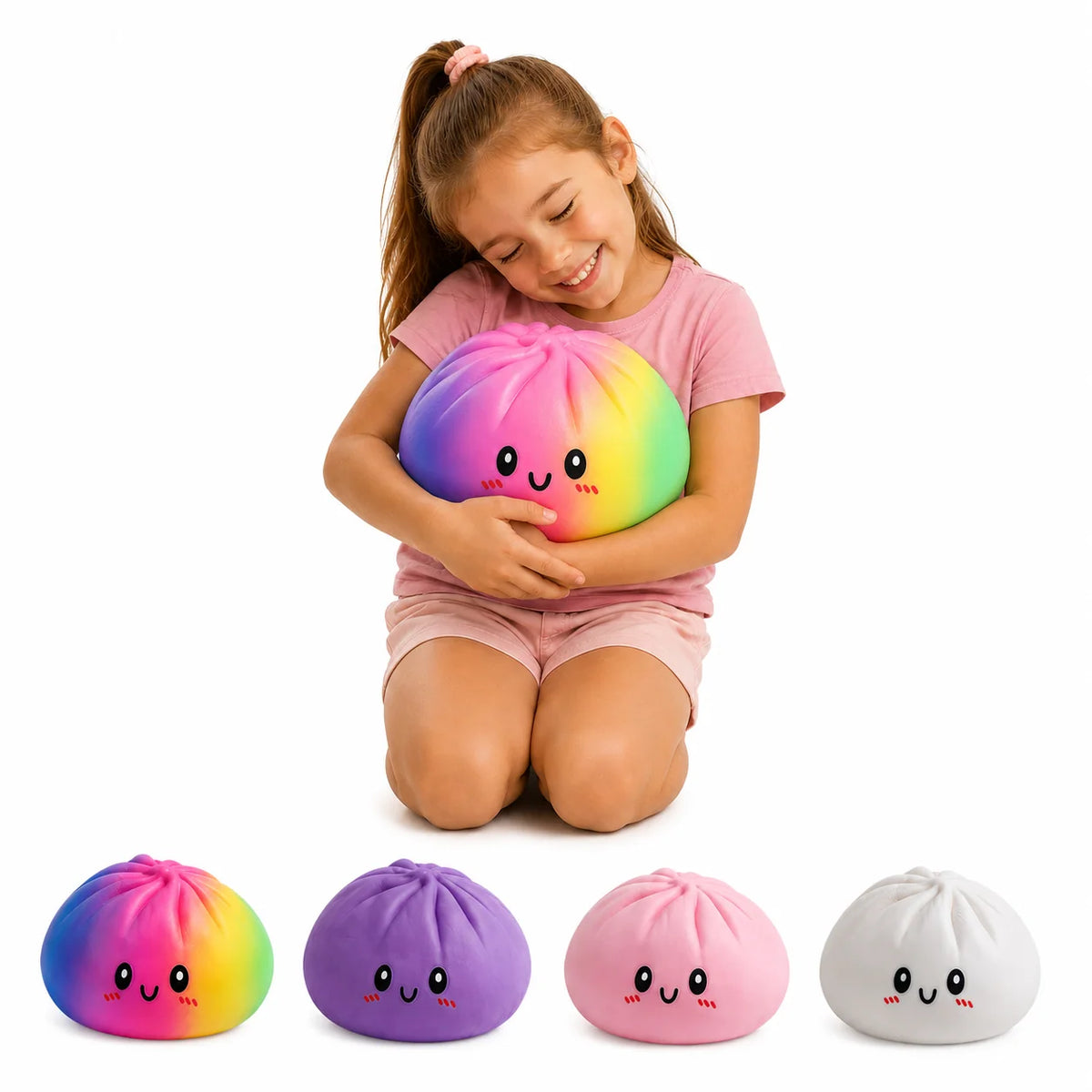Dumpling Squishy Toy Soft Squeeze Sensory Fidget 9.8 Inch