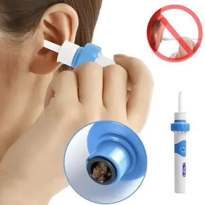 Ear Wax Removal Tool Rechargeable Gentle Suction Silicone Tip