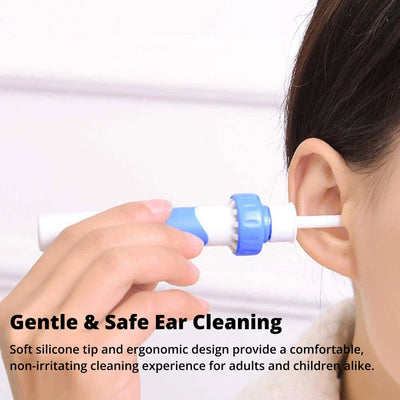Ear Wax Removal Tool Rechargeable Gentle Suction Silicone Tip
