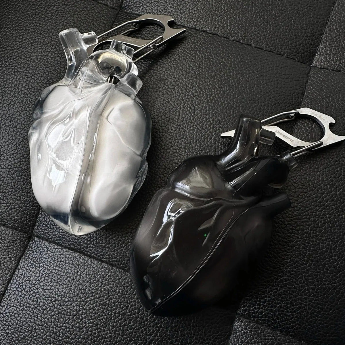 Earbud Case Silicone Punk Heart Wireless Charging