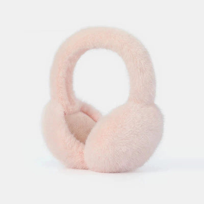 Earmuffs Foldable Plush Detachable Lining & Adjustable Band