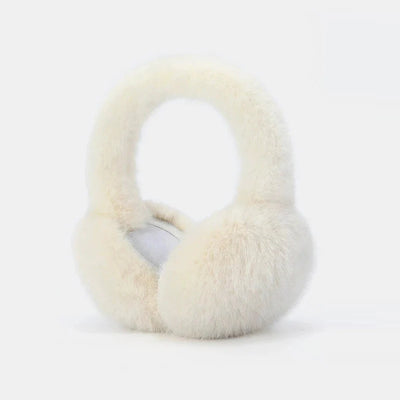 Earmuffs Foldable Plush Detachable Lining & Adjustable Band