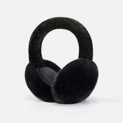 Earmuffs Foldable Plush Detachable Lining & Adjustable Band