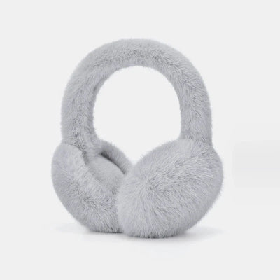 Earmuffs Foldable Plush Detachable Lining & Adjustable Band