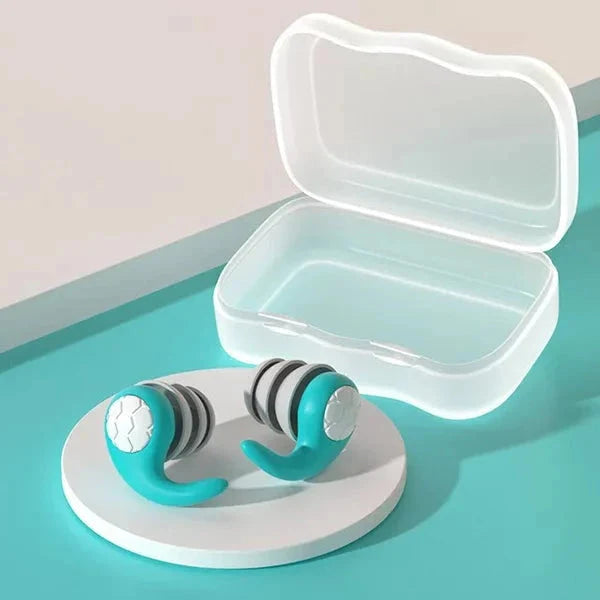 Earplugs Noise-Cancelling Soft Silicone Washable & Reusable