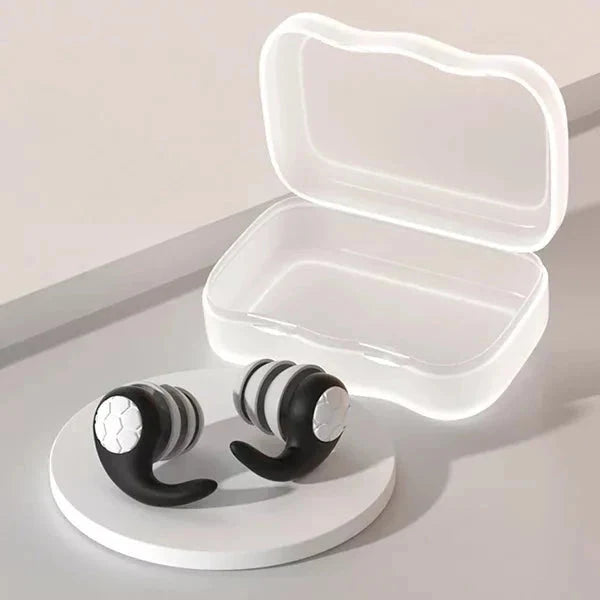 Earplugs Noise-Cancelling Soft Silicone Washable & Reusable