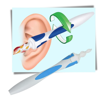 Earwax Removal Tool Silicone Spiral Tips 16 Replaceable Tips