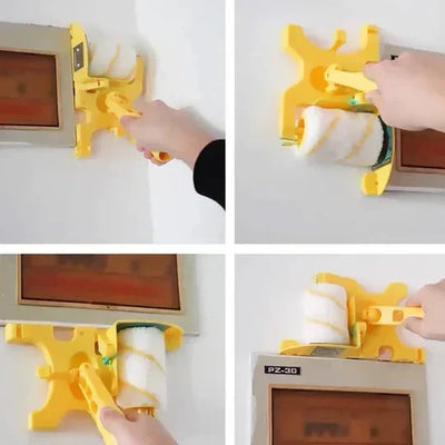 Edging Roller Set Integrated Paint Guard & Detail Brush