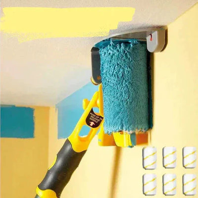 Edging Roller Set Integrated Paint Guard & Detail Brush