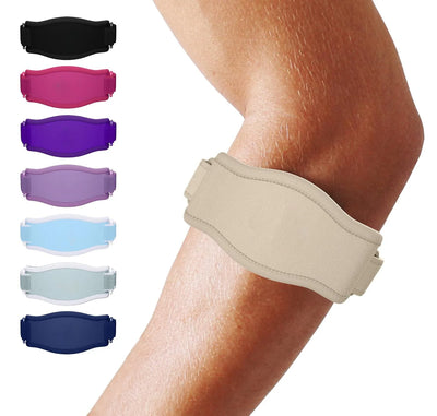 Elbow Brace Adjustable Three-Strap Moisture-Wicking Non-Slip Fit