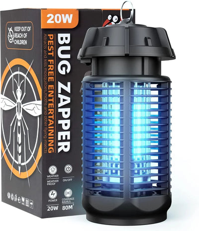 Electric Bug Zapper 20W UV 4200V Grid Splash-Proof