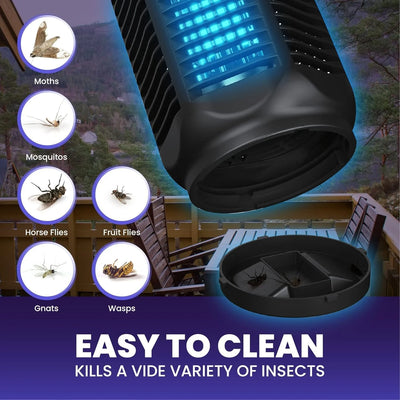 Electric Bug Zapper 20W UV 4200V Grid Splash-Proof