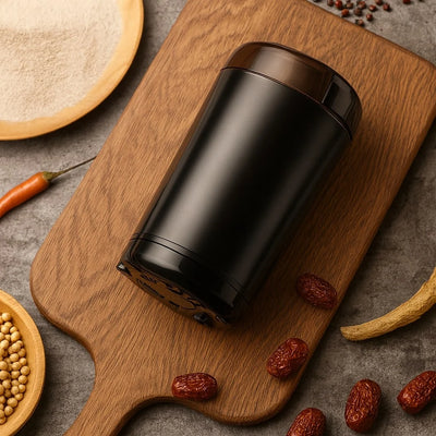 Electric Coffee Grinder Stainless Steel Blades & Copper Motor