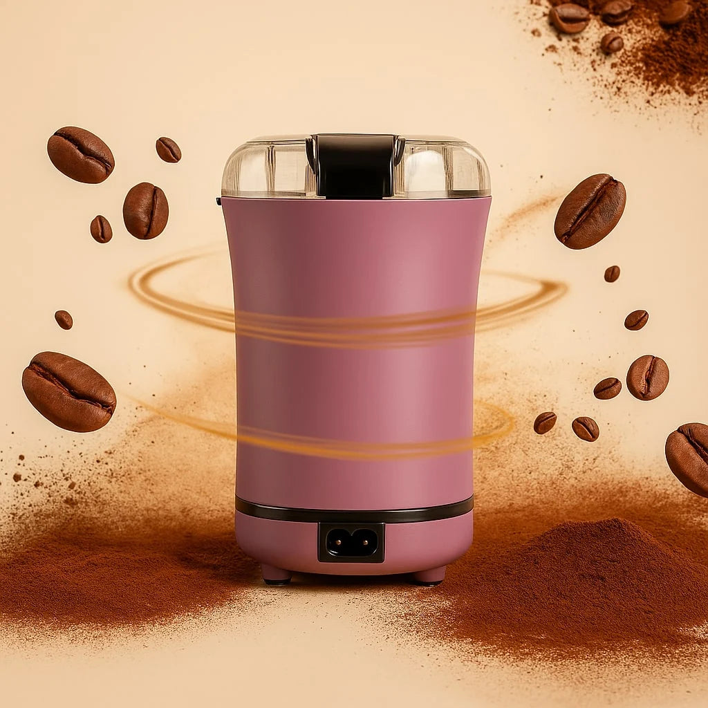 Electric Coffee Grinder Stainless Steel Blades & Copper Motor