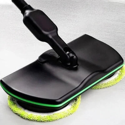 Electric Floor Mop Cordless Rotating Head Adjustable Handle