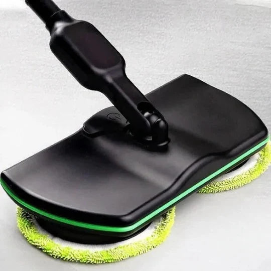 Electric Floor Mop Cordless Rotating Head Adjustable Handle