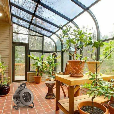 Electric Heater Fan 1500W Fast Even Heating Moisture-Resistant