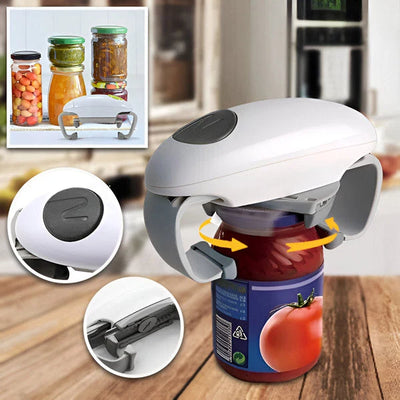 Electric Jar Opener Hands-Free Adjustable Grip