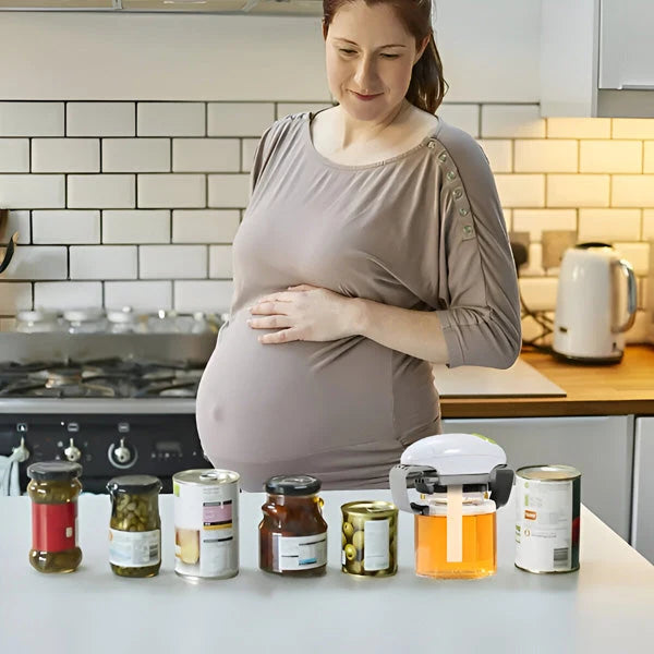 Electric Jar Opener Hands-Free Adjustable Grip