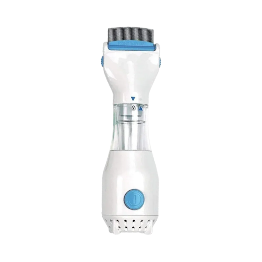 Electric Lice Comb Battery-Operated Rounded Teeth Disposable Filter