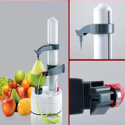 Electric Potato Peeler Adjustable Chamber Automatic Shutoff