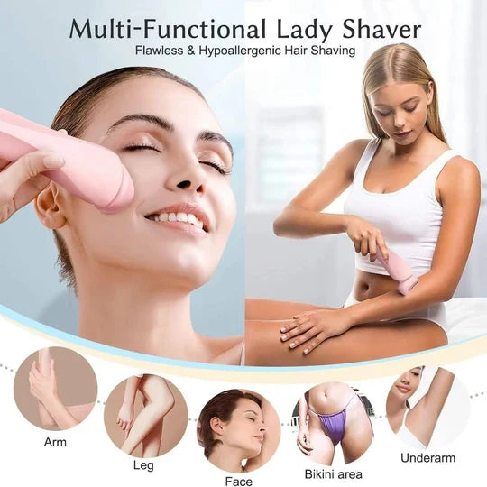 Electric Shaver 3D Floating Foil & Dual Heads
