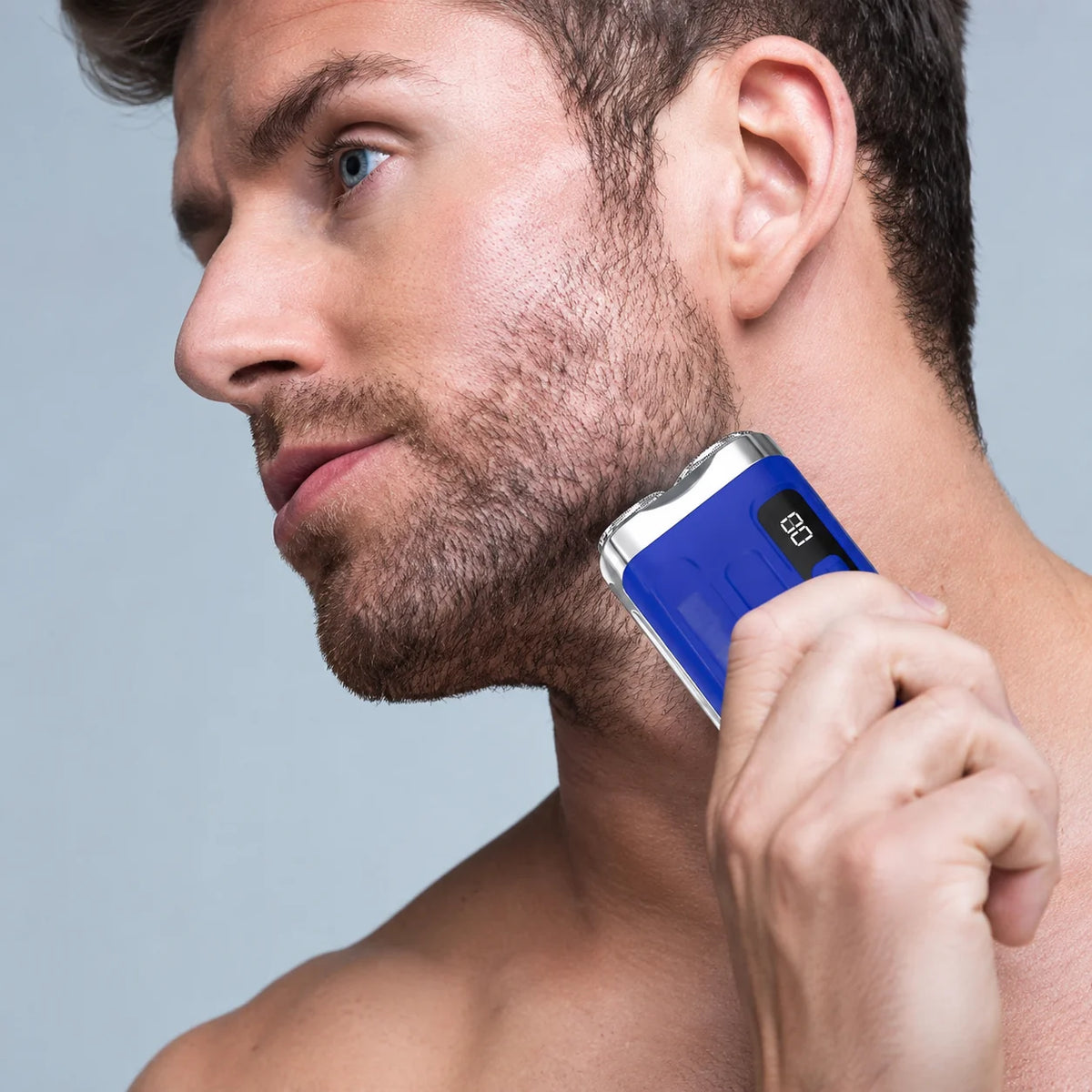 Electric Shaver Dual Head & Beard Sensor USB Rechargeable