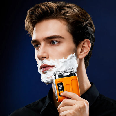 Electric Shaver Dual Head & Beard Sensor USB Rechargeable