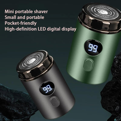 Electric Shaver Portable Rechargeable LED Battery Indicator