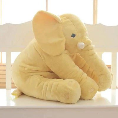 Elephant Plush Pillow Ultra-Soft Reinforced Seams