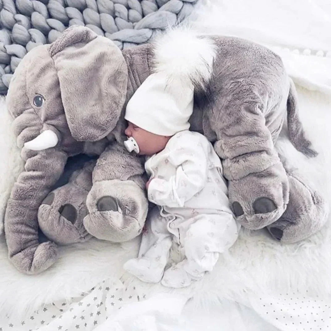 Elephant Plush Pillow Ultra-Soft Reinforced Seams