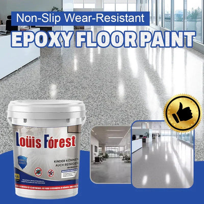 Epoxy Floor Paint Slip-Resistant & Waterproof Glossy Finish