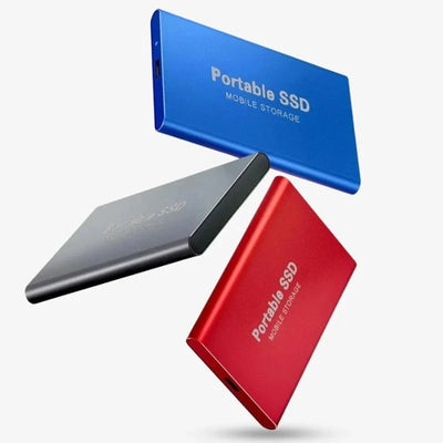 External SSD 128GB USB-C 520 MB/s Shockproof Aluminum