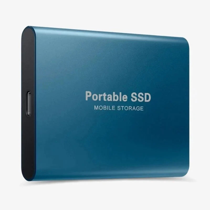 External SSD 128GB USB-C 520 MB/s Shockproof Aluminum