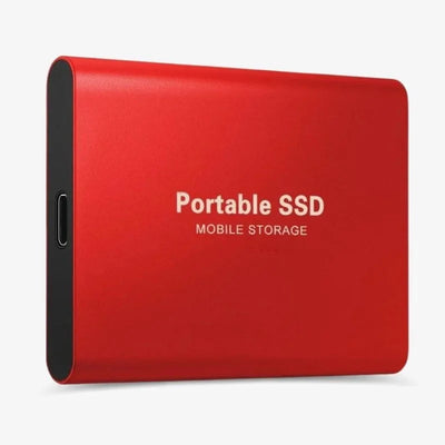 External SSD 128GB USB-C 520 MB/s Shockproof Aluminum