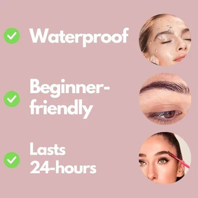 Eyebrow Brush Angled Fine Bristles Microblading Effect