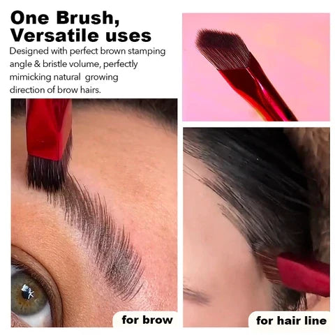 Eyebrow Brush Angled Head & Ultra-Thin Bristles