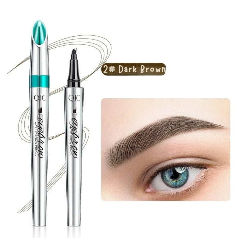 Eyebrow Pencil 4-Prong Microblading Tip Waterproof & Smudge-Proof