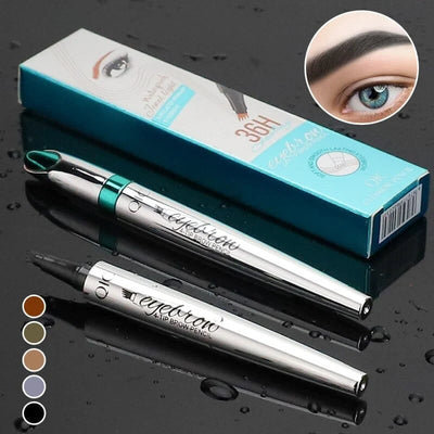 Eyebrow Pencil 4-Prong Microblading Tip Waterproof & Smudge-Proof