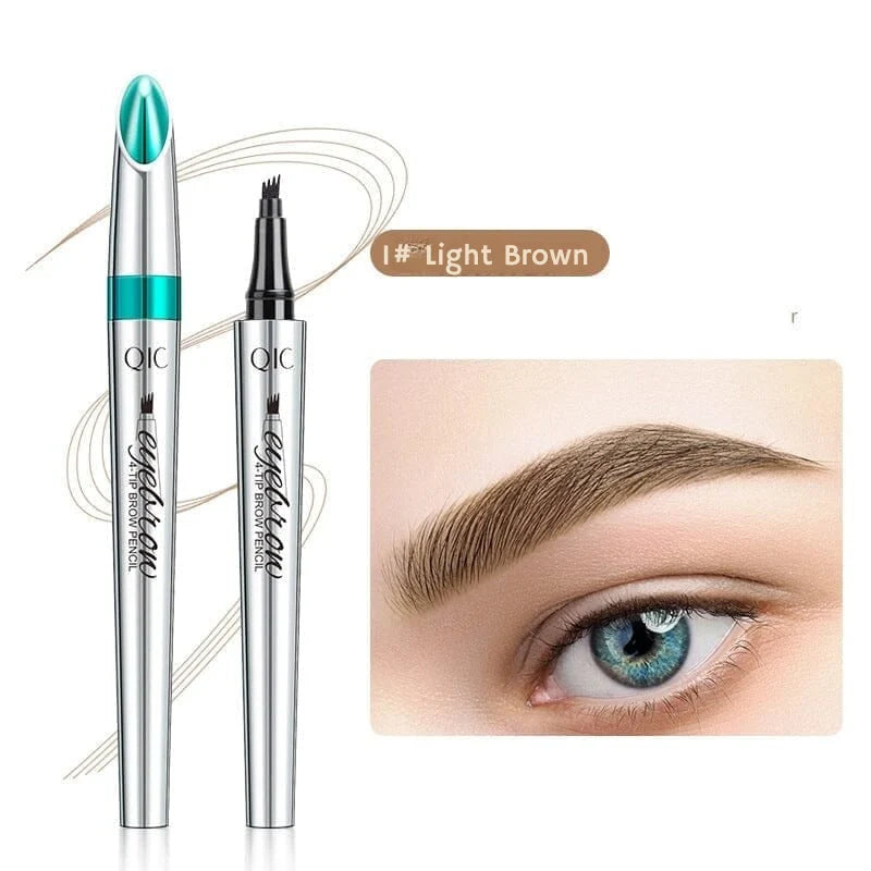 Eyebrow Pencil 4-Prong Microblading Tip Waterproof & Smudge-Proof