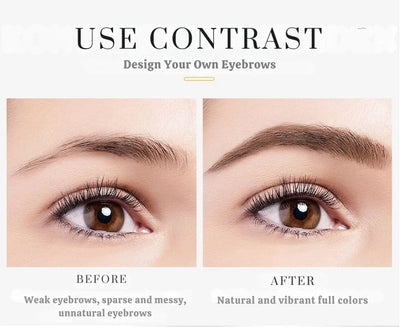 Eyebrow Pencil 4-Tip Microblading Head Waterproof & Long-Lasting