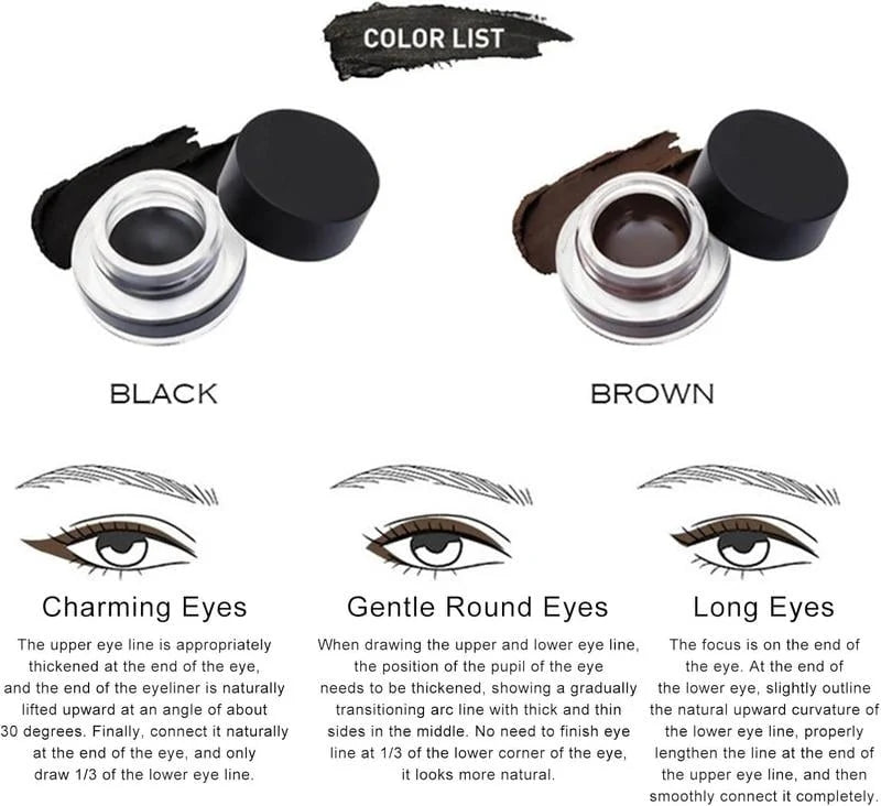 Eyeliner Pen Precision Tip Smudge-Proof & Long-Lasting