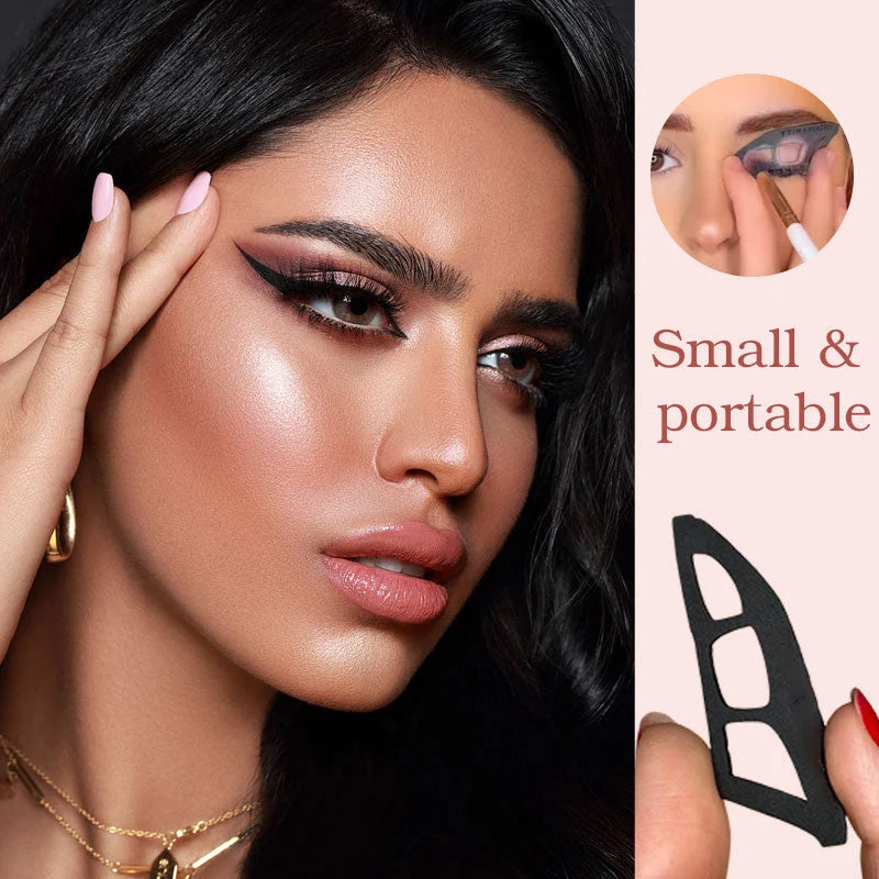 Eyeshadow Stencil Contoured Lash-Line Washable & Reusable
