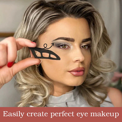 Eyeshadow Stencil Contoured Lash-Line Washable & Reusable