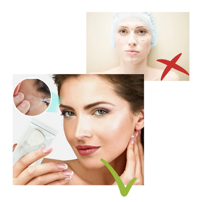 Facial Lift Stickers Reusable Skin-Safe Set of 40