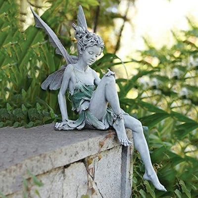 Fairy Garden Statue Weatherproof & UV-Resistant Resin 9 Inch