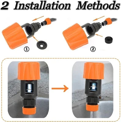 Faucet Adapter Universal Tool-Free Fits Up To 33 mm