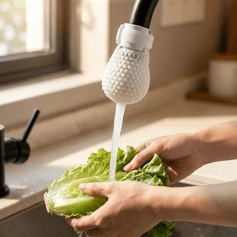Faucet Filter Splash-Free Soft Stream Tool-Free Clip-On