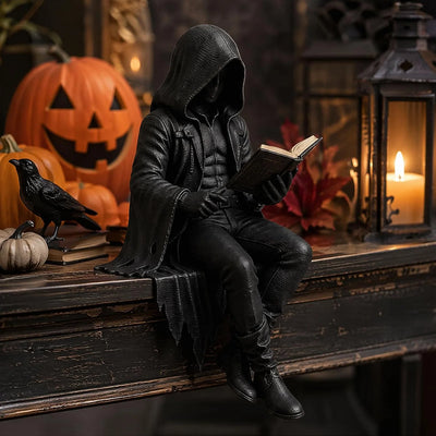 Figurine Gothic Hooded Resin 2.95 Inch